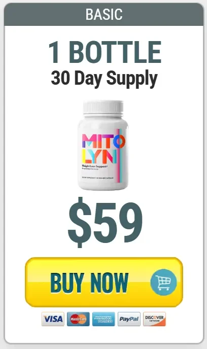 Mitolyn 1 Bottle - Basic Package - 30 Day Supply - $59